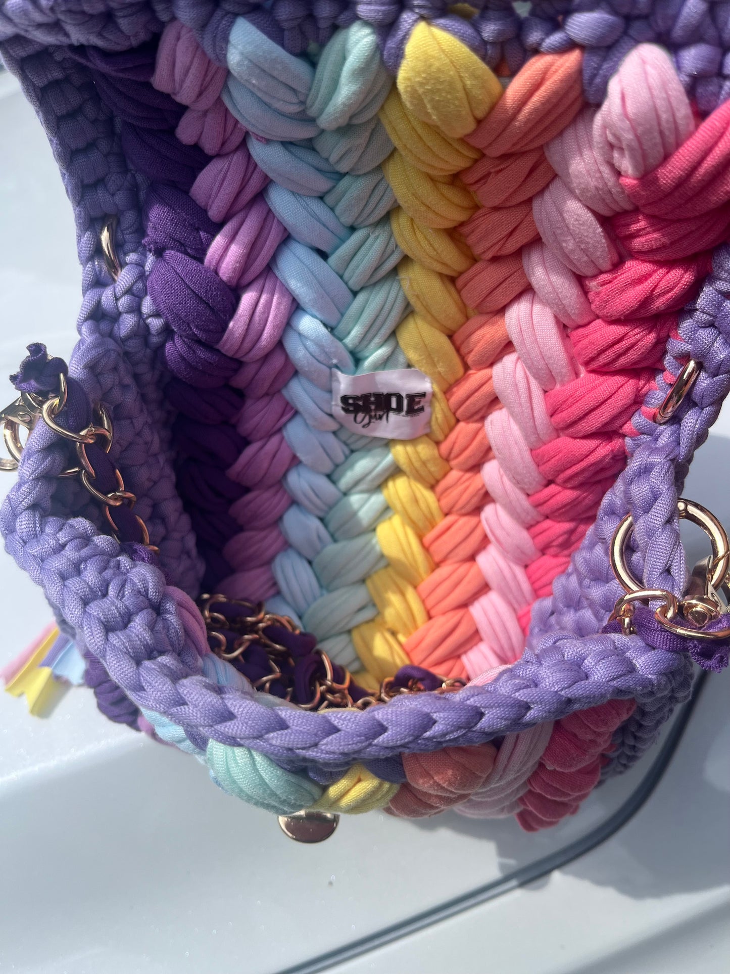 Confetti Crush Crochet Purse