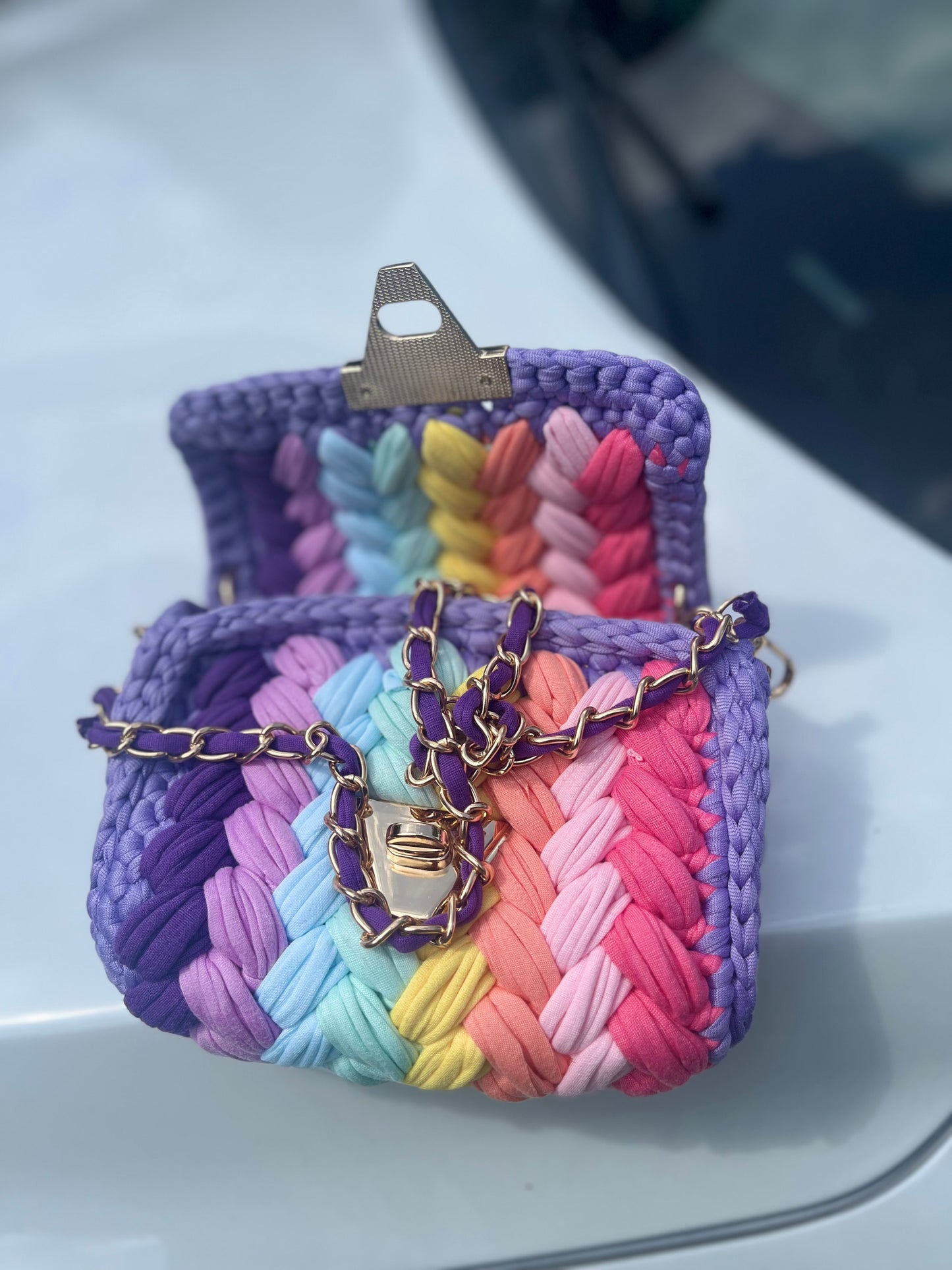 Confetti Crush Crochet Purse